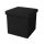 Ülésre alkalmas tárolódoboz, ülőke fekete (storage-box-38-black) 1 kép