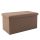 Ülésre alkalmas tárolódoboz, ülőke barna (storage-box-76-coffee) 1 kép