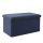 Ülésre alkalmas tárolódoboz, ülőke sötétkék (storage-box-76-darkblue) 1 kép