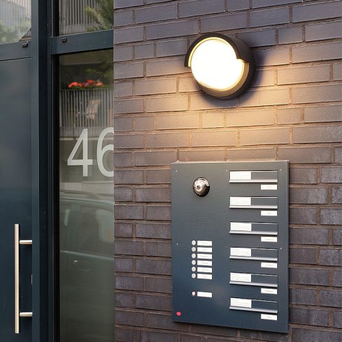 Kültéri fali LED lámpa 24W fekete IP65 vízálló (OUTDOOR-LED-606-BLACK) 1 kép