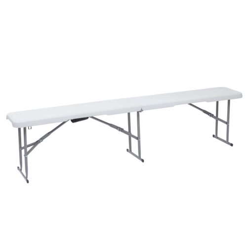 Összecsukható kemping pad, kerti pad 182x28x44cm fehér (KL-ZD183A) 1 kép