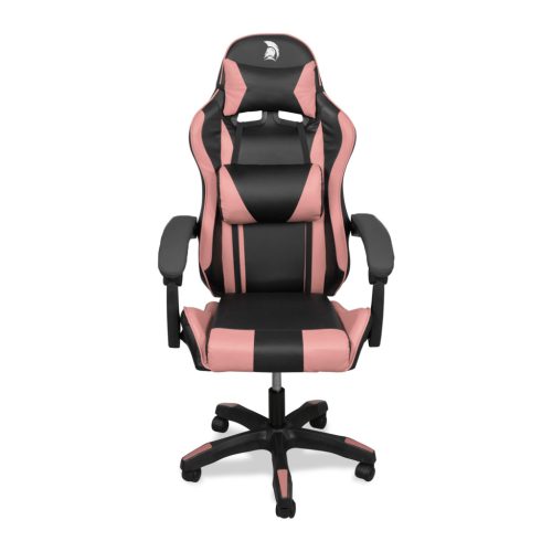 Warrior gamer szék, forgószék fekete-rózsaszín (GAMER-BASIC-1-BLACK-PINK) 1 kép