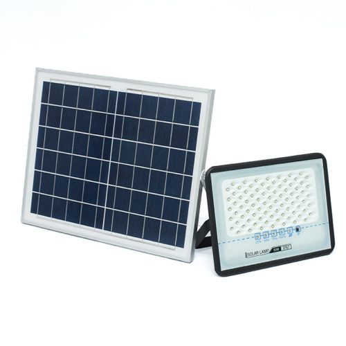 Kültéri napelemes LED lámpa, reflektor falra szerelhető 60W 6500K (TYN-1-60W) 1 kép