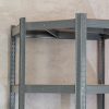 Sarok salgó polc, 5 szintes 180x70x40-40cm, szürke 5 kép