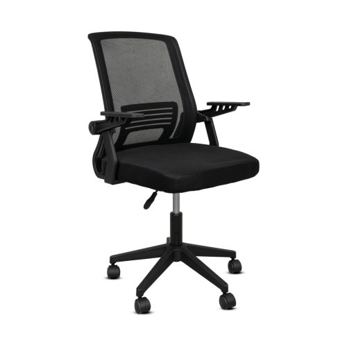 Irodai szék, forgószék fekete (OFFICE-CHAIR-T26-BLACK) 1 kép