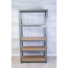 SZÜRKE 4db Salgó polc, 5 szintes 180x90x40cm (4dbx3752) 6 kép