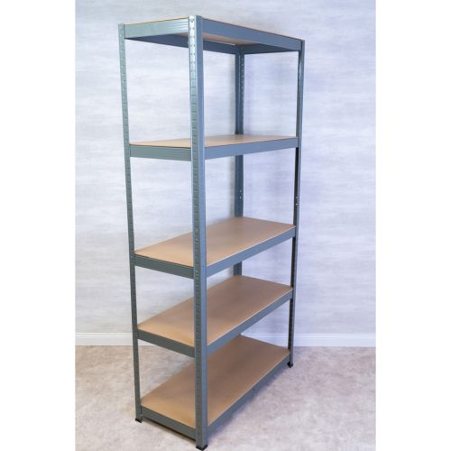 SZÜRKE 4db Salgó polc, 5 szintes 180x90x40cm (4dbx3752) 7 kép