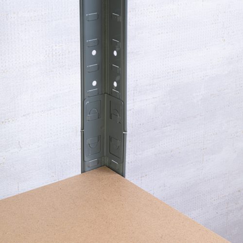 SZÜRKE 8db Salgó polc, 5 szintes 180x90x40cm (8dbx3752) 2 kép