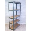SZÜRKE 8db Salgó polc, 5 szintes 180x90x40cm (8dbx3752) 7 kép