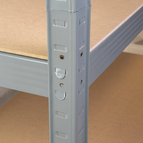 SZÜRKE 8db Salgó polc, 5 szintes 180x90x40cm (8dbx3752) 9 kép