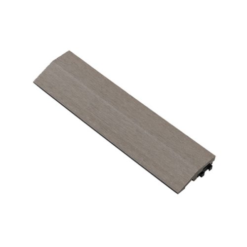 WPC DIY padlóburkolat záróelem, szegély 30x7.5cm, szürke 1 kép