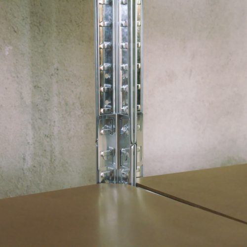 Salgó polcrendszer, 180x90x40cm+2x180x40x40cm, horganyzott 2 kép