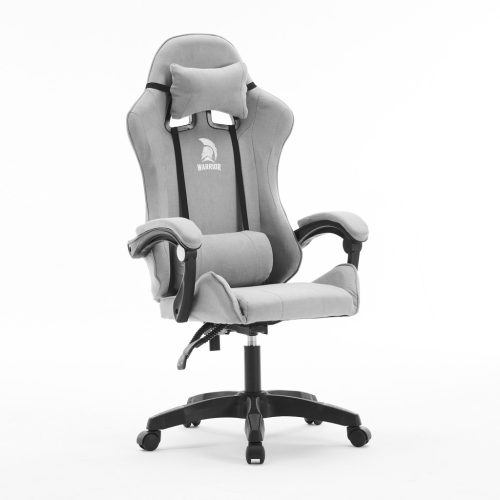 Warrior gamer szék, forgószék szürke szövet (BASIC-1-921-GREY) 1 kép