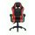 Gamer szék fekete - piros Combat RGB LED 1 kép