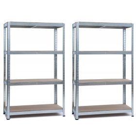 2db Salgó polc, 4 szintes 150x75x30cm, horganyzott (2x4402) 1 kép