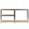 2DB Salgó polc, 5 szintes 180x90x30cm, horganyzott (2x4400) 2 kép